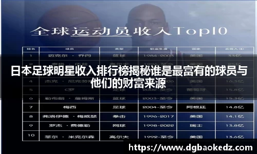 日本足球明星收入排行榜揭秘谁是最富有的球员与他们的财富来源